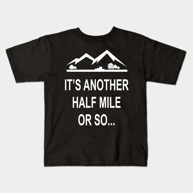 Hiking Kids T-Shirt by greendesign99